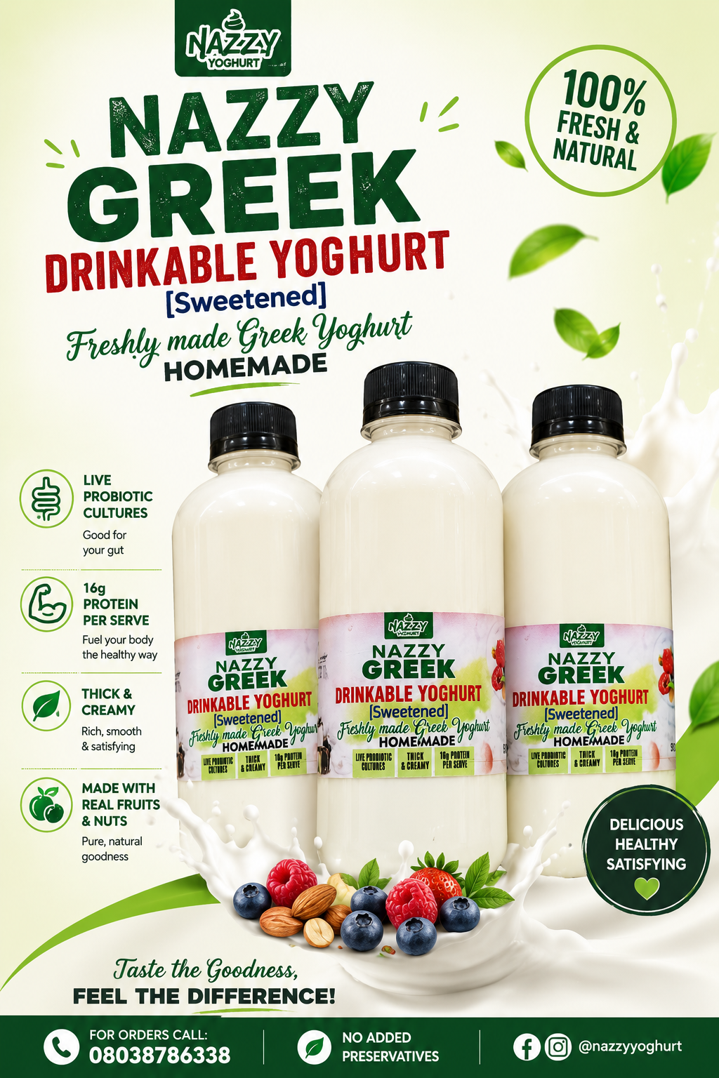 Nazzy Bottled Yoghurt
